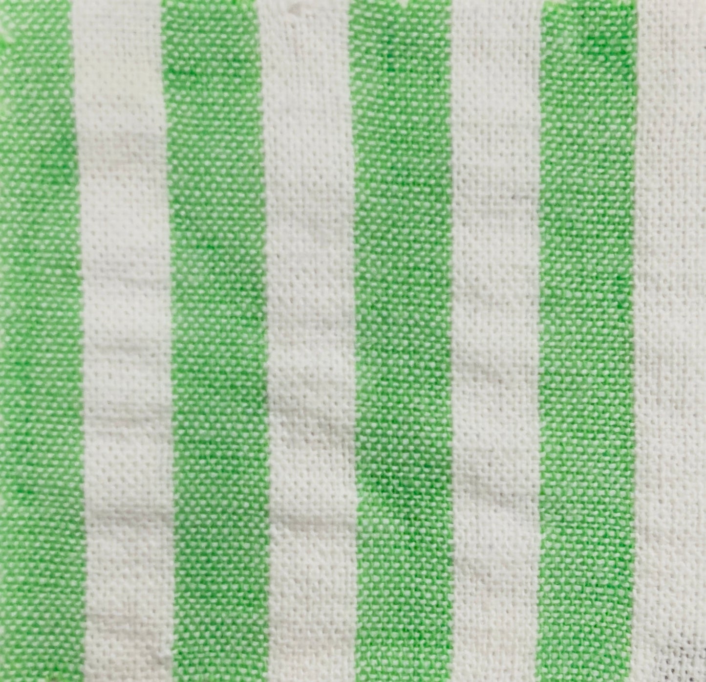 Seersucker Cotton Spandex Fabric | 98% Cotton, 2% Spandex | 1/4" Stripes | 50" Wide - Prismatic Fiber Arts