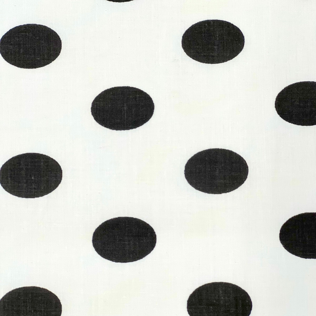 Big Polka Dot Printed Poly Cotton Fabric