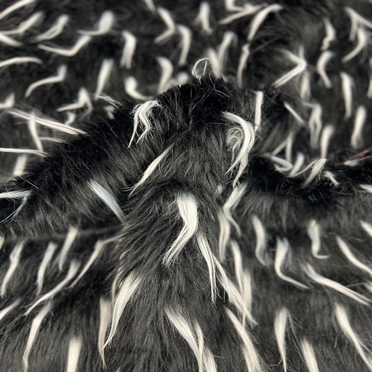 Two Tone Spike Shaggy Faux Fur Fabric - Prismatic Fiber Arts