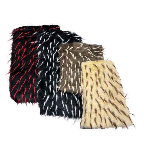 Two Tone Spike Shaggy Faux Fur Fabric - Prismatic Fiber Arts