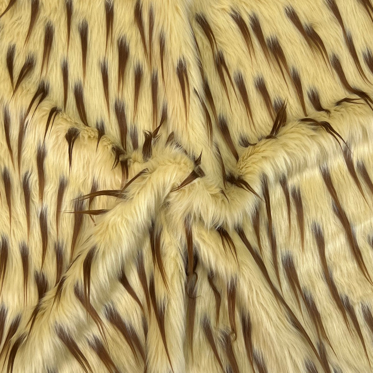 Two Tone Spike Shaggy Faux Fur Fabric - Prismatic Fiber Arts