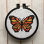 Butterfly Counted Cross Stitch DIY KIT Beginner - Prismatic Fiber Arts