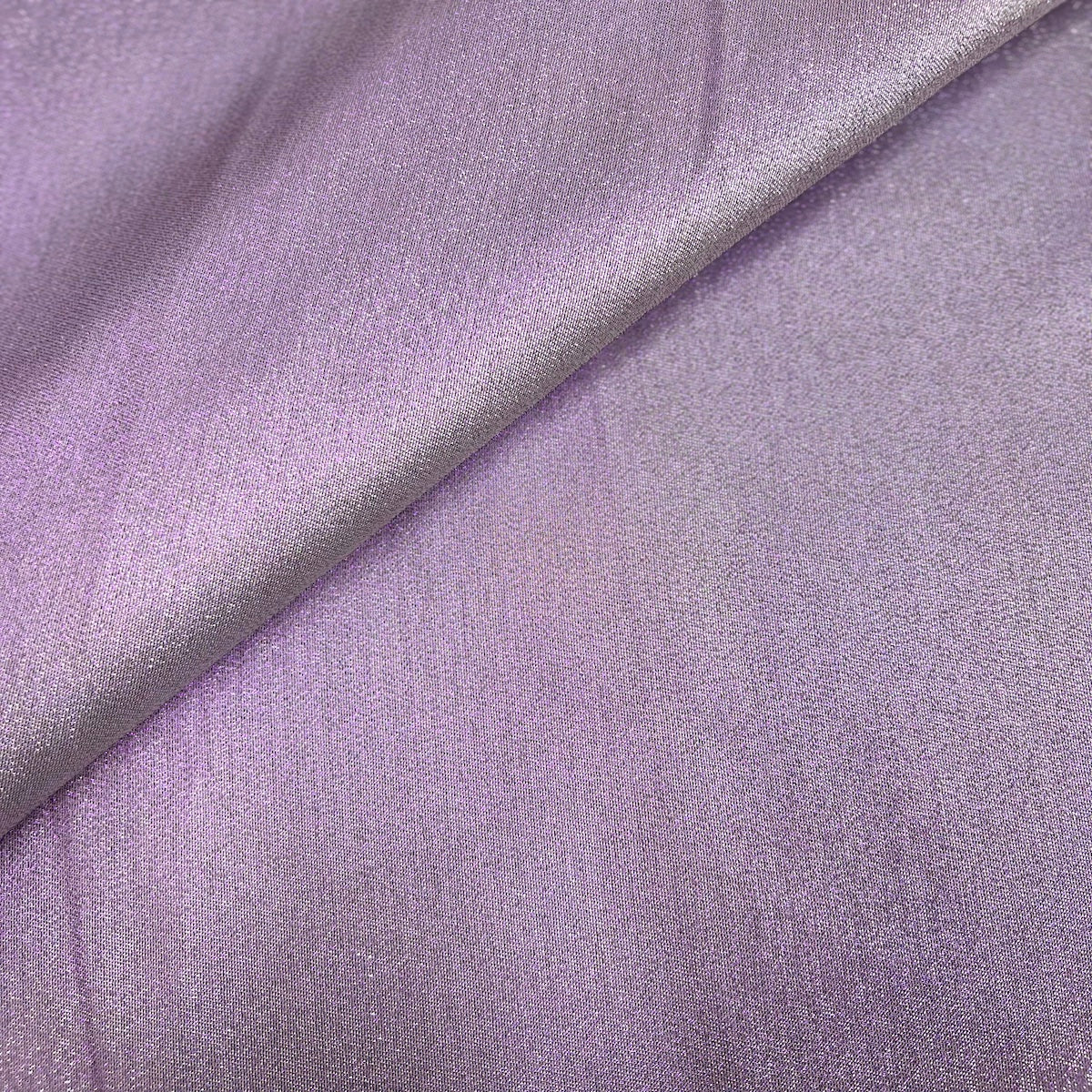 Iridescent Glitter Lurex Faux Satin Fabric - Prismatic Fiber Arts