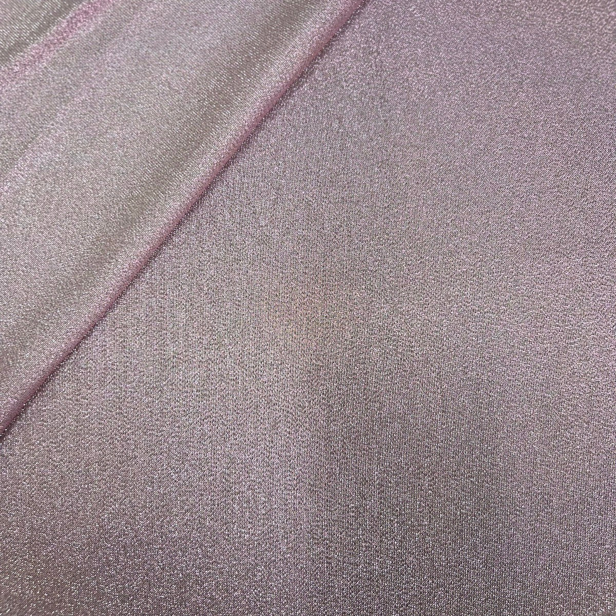 Iridescent Glitter Lurex Faux Satin Fabric - Prismatic Fiber Arts