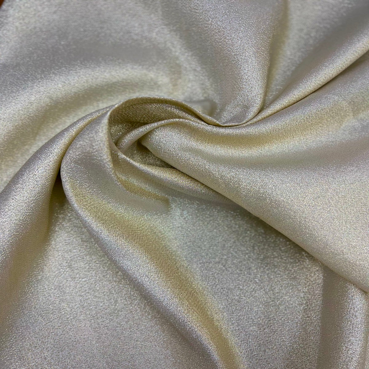 Iridescent Glitter Lurex Faux Satin Fabric - Prismatic Fiber Arts
