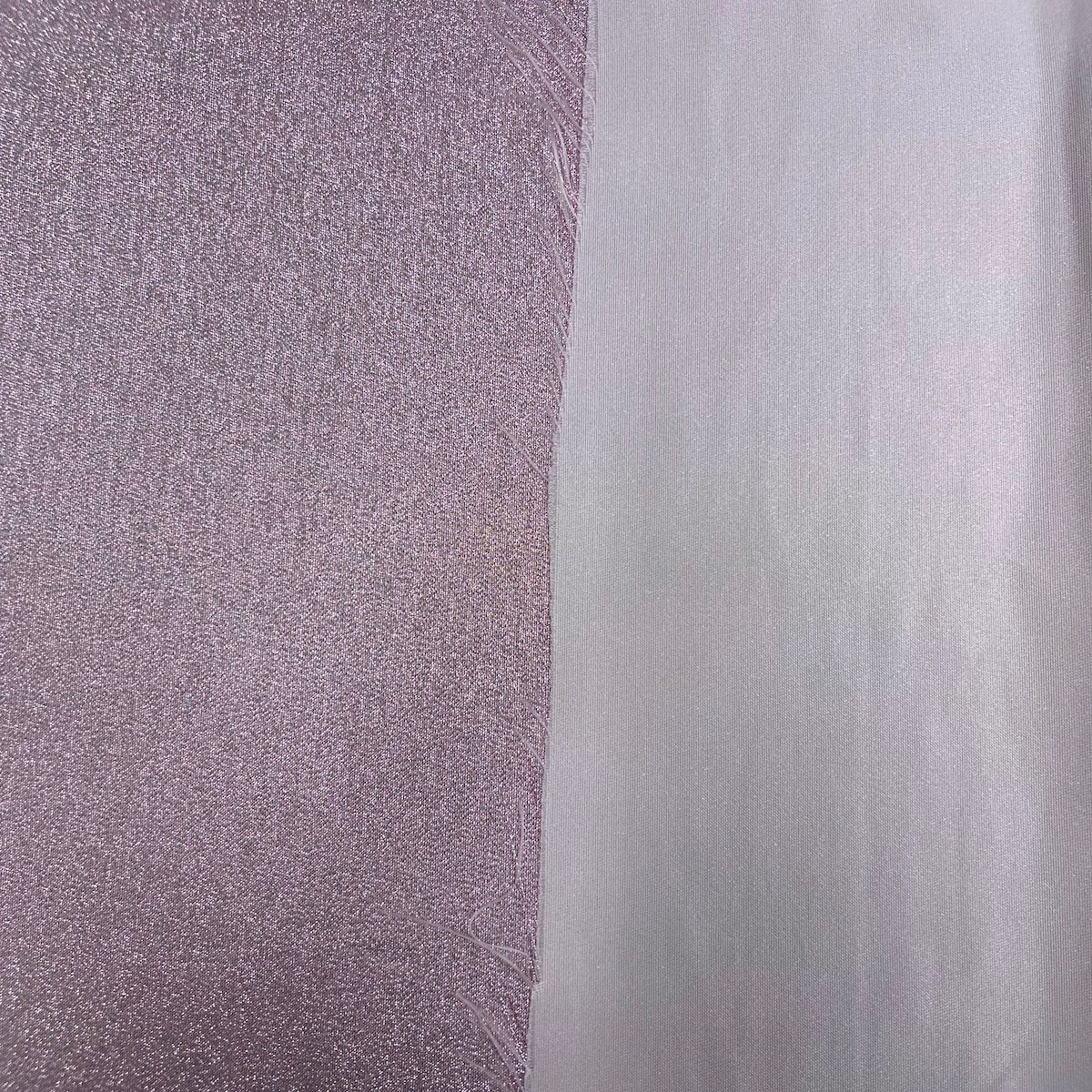 Iridescent Glitter Lurex Faux Satin Fabric - Prismatic Fiber Arts