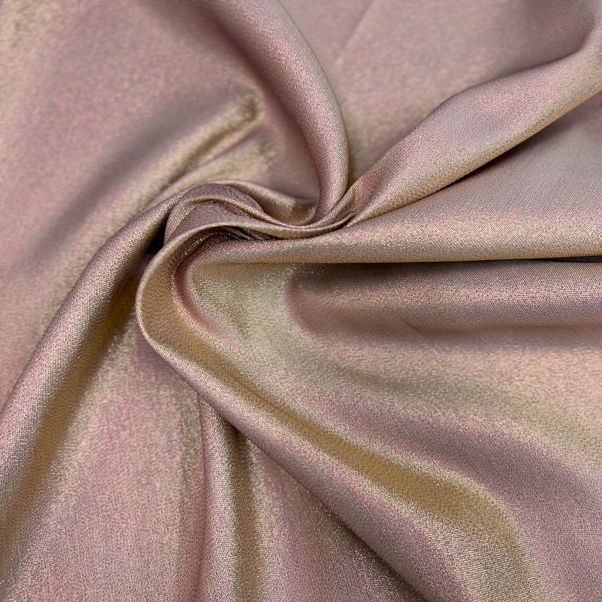 Iridescent Glitter Lurex Faux Satin Fabric - Prismatic Fiber Arts