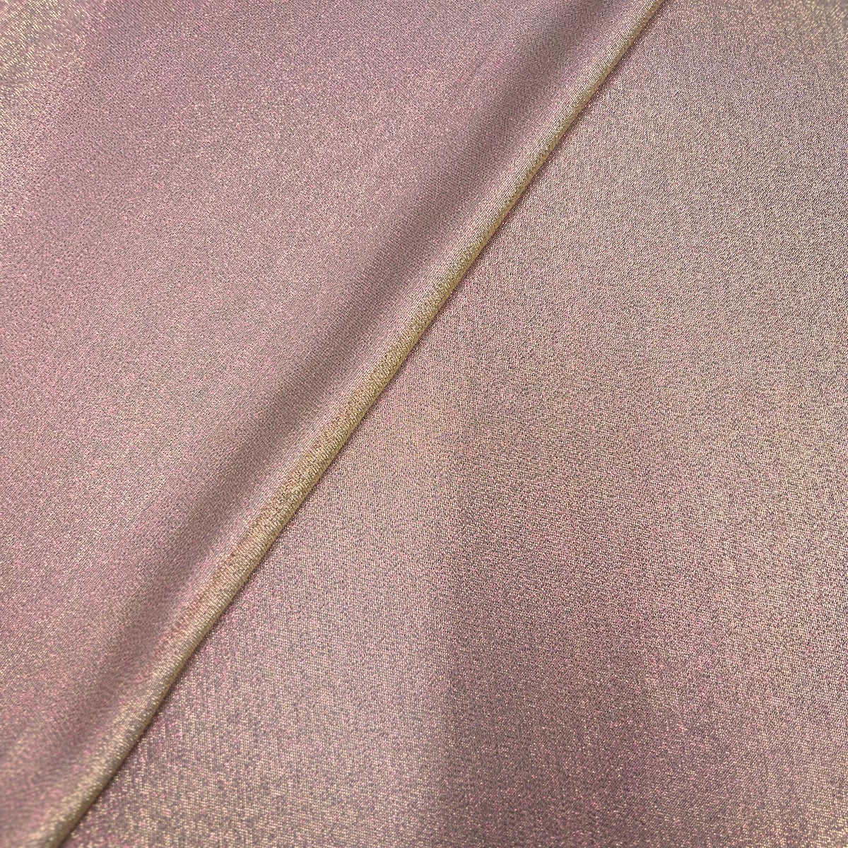 Iridescent Glitter Lurex Faux Satin Fabric - Prismatic Fiber Arts