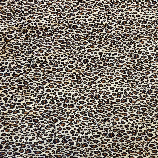 Leopard Print Stretch Velvet Fabric - Prismatic Fiber Arts