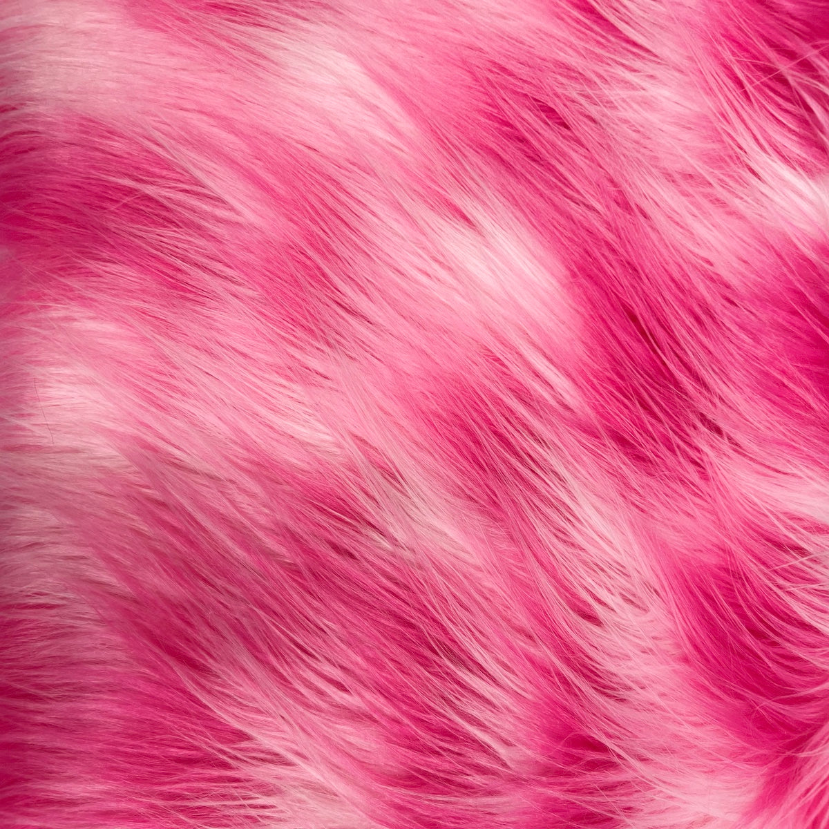 Three Tone Shaggy Faux Fur Fabric - Prismatic Fiber Arts