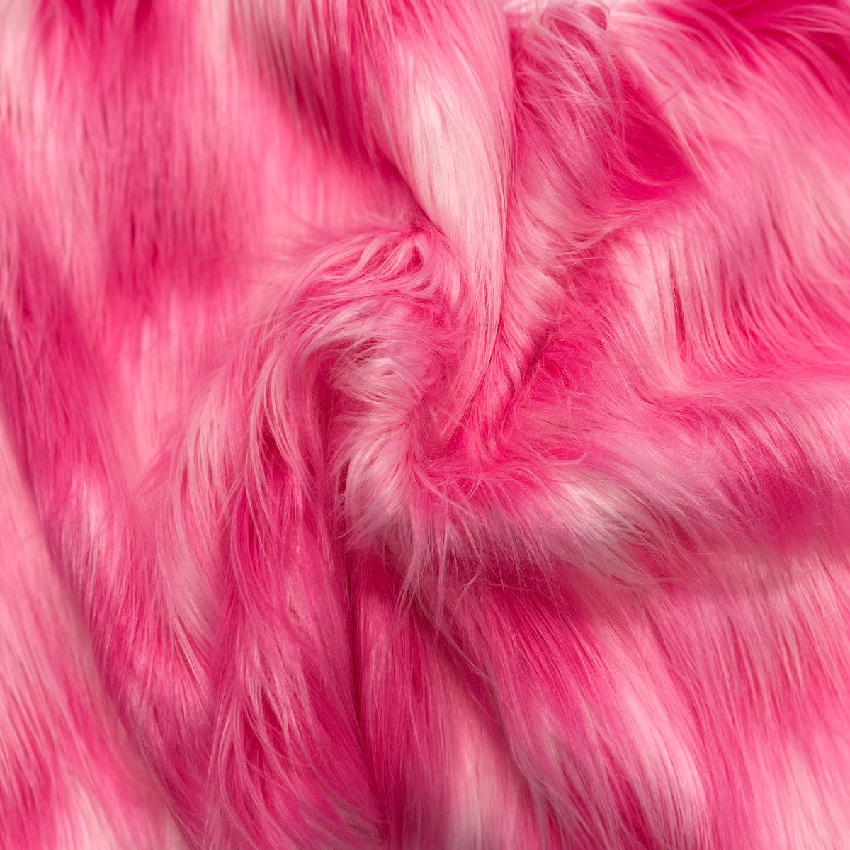 Three Tone Shaggy Faux Fur Fabric - Prismatic Fiber Arts