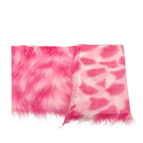 Three Tone Shaggy Faux Fur Fabric - Prismatic Fiber Arts