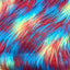 Three Tone Shaggy Faux Fur Fabric - Prismatic Fiber Arts