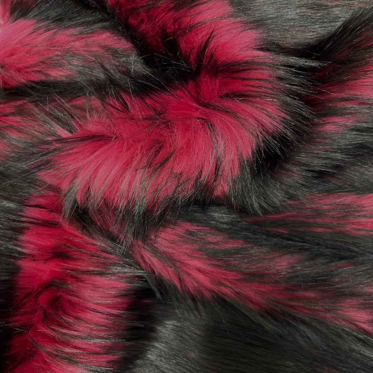 Husky Print Long Pile Shaggy Faux Fur Fabric - Prismatic Fiber Arts