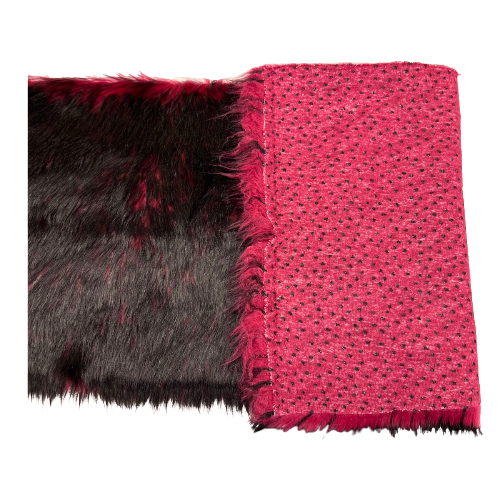 Husky Print Long Pile Shaggy Faux Fur Fabric - Prismatic Fiber Arts