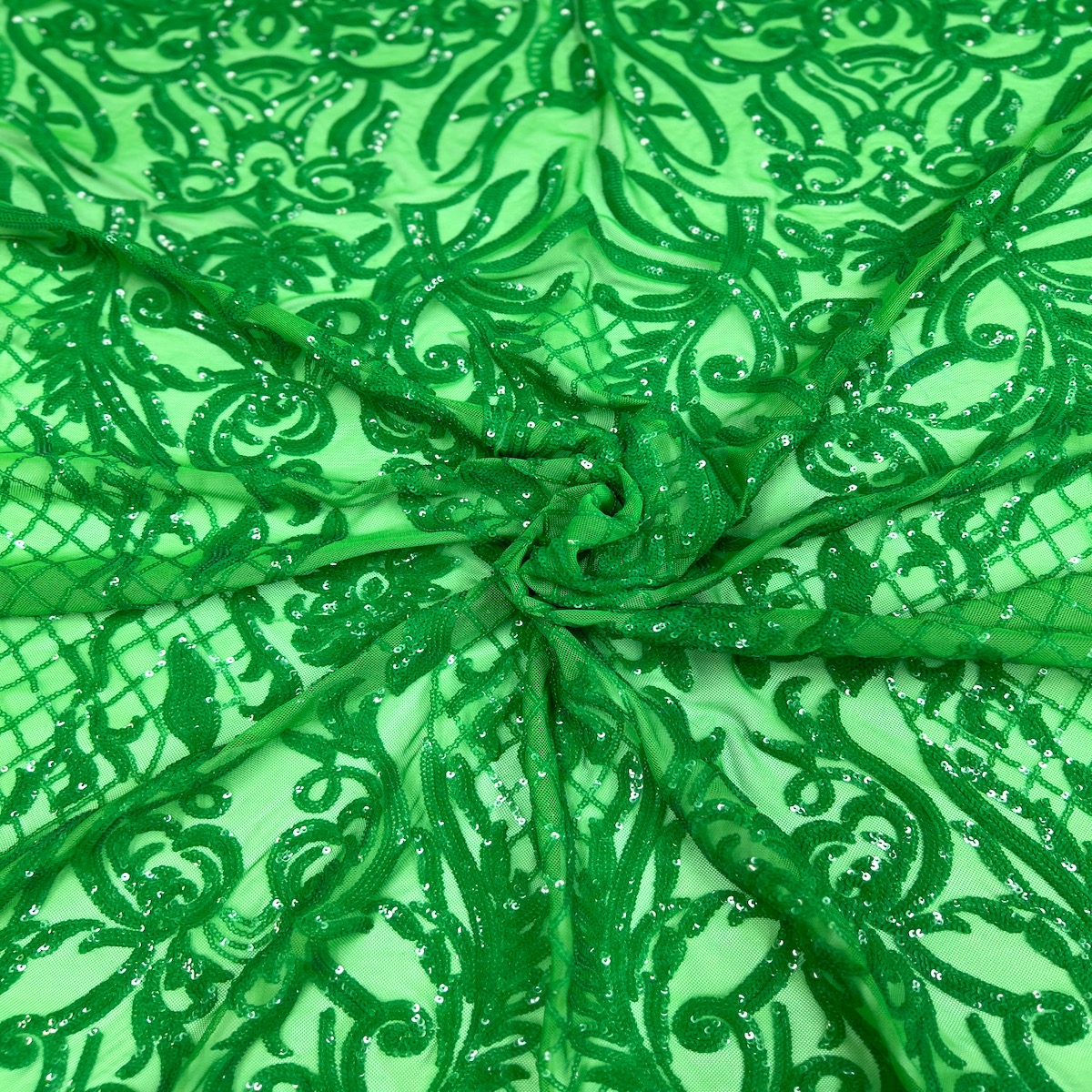 Luna Stretch Sequins Fabric - Prismatic Fiber Arts