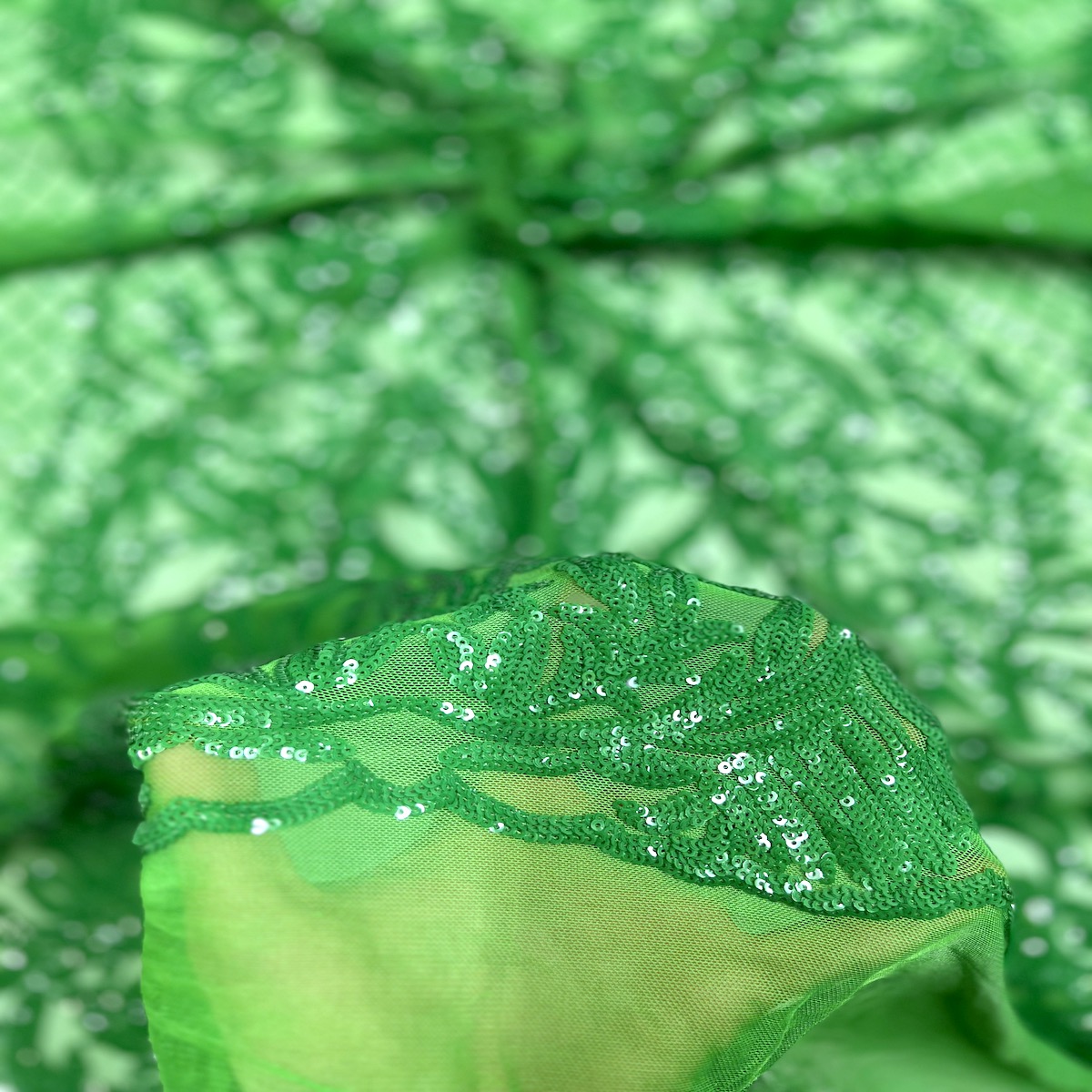 Luna Stretch Sequins Fabric - Prismatic Fiber Arts