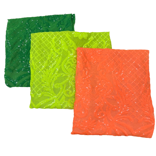 Luna Stretch Sequins Fabric - Prismatic Fiber Arts