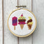 Ice Cream Mini Cross Stitch Kit - Prismatic Fiber Arts