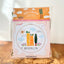 "Brooklyn" Green Cities Eco-Embroidery Kit w. Apartment Gardens, Flowers, Clouds, Tree & Sun 4" Sampler (Joyful Threads Grow & Bloom) - Prismatic Fiber Arts