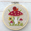 Mushrooms Cross Stitch Kit - Prismatic Fiber Arts