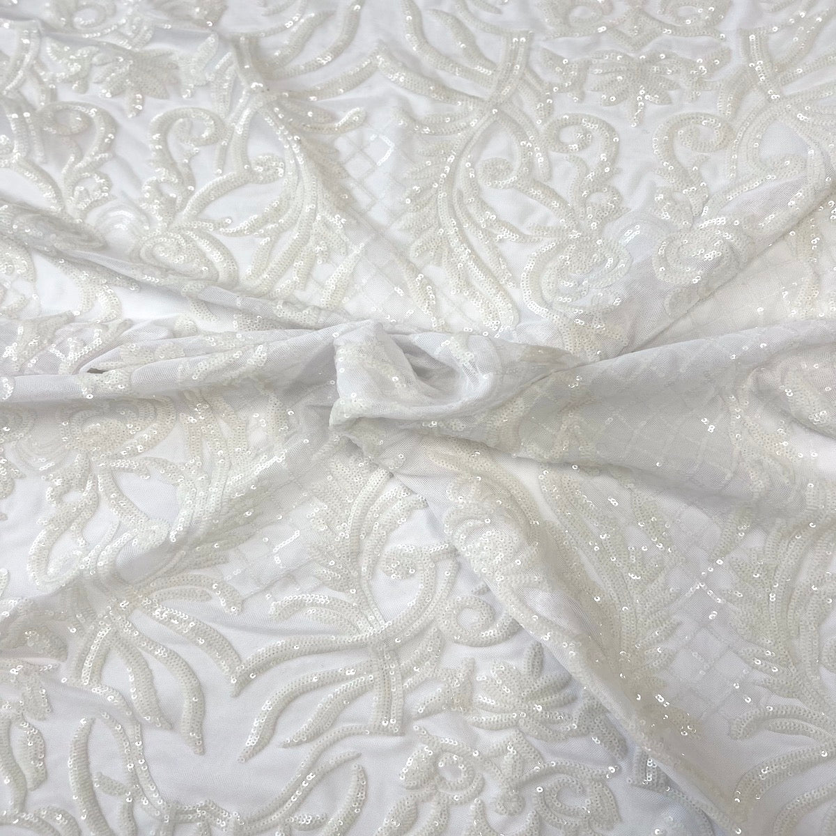 Luna Stretch Sequins Fabric - Prismatic Fiber Arts