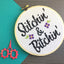 Stitchin' & Bitchin' Counted Cross Stitch DIY KIT Intermediate - Prismatic Fiber Arts