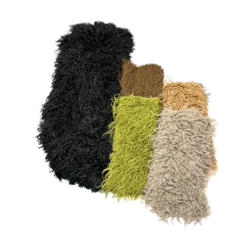 Alpaca Long Pile Curly Faux Fur Fabric - Prismatic Fiber Arts