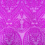 Catina Damask Stretch Sequins Fabric - Prismatic Fiber Arts