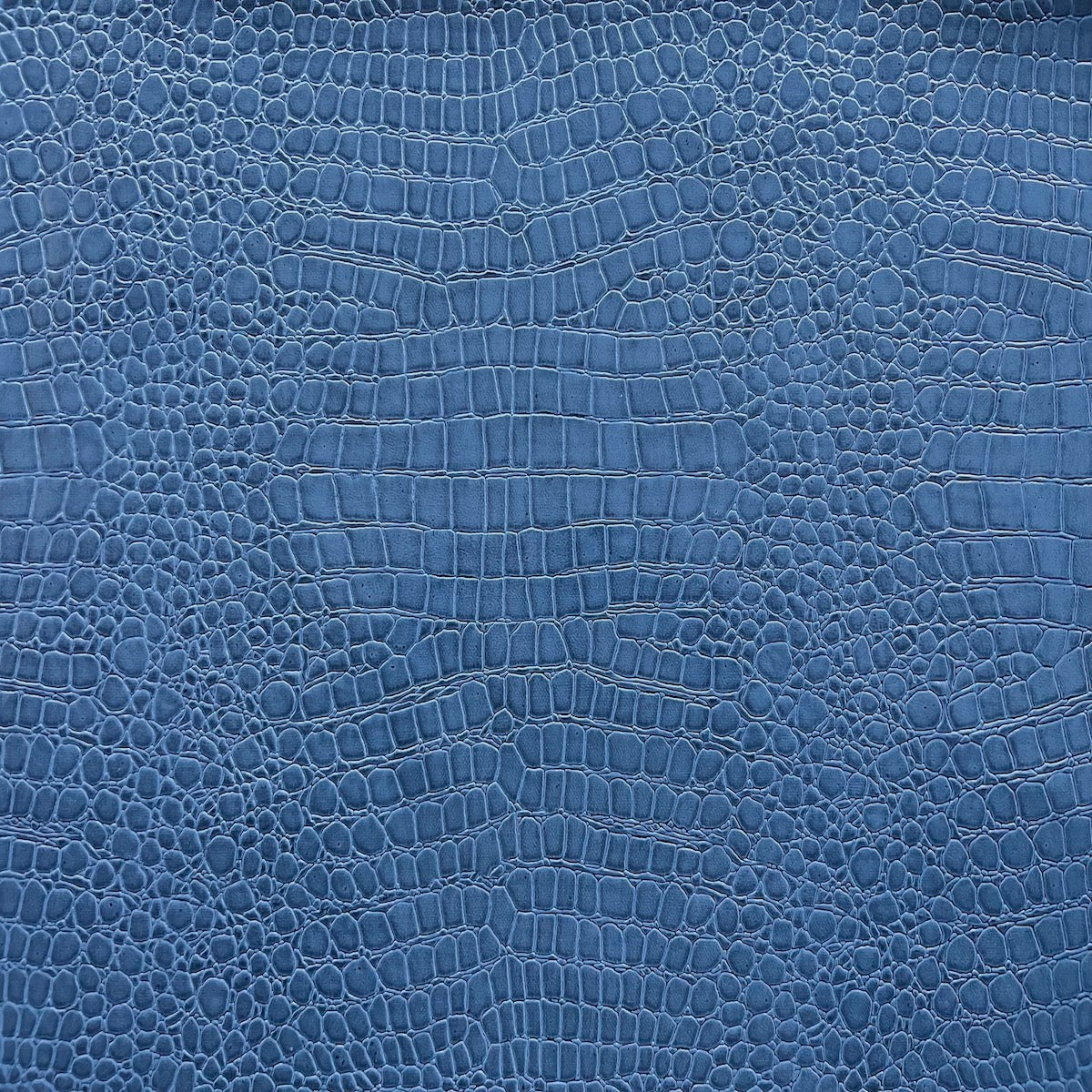 Faux Crocodile Vinyl Fabric - Prismatic Fiber Arts