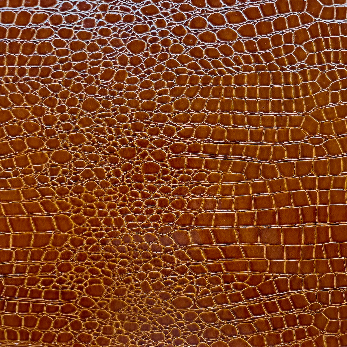 Faux Crocodile Vinyl Fabric - Prismatic Fiber Arts