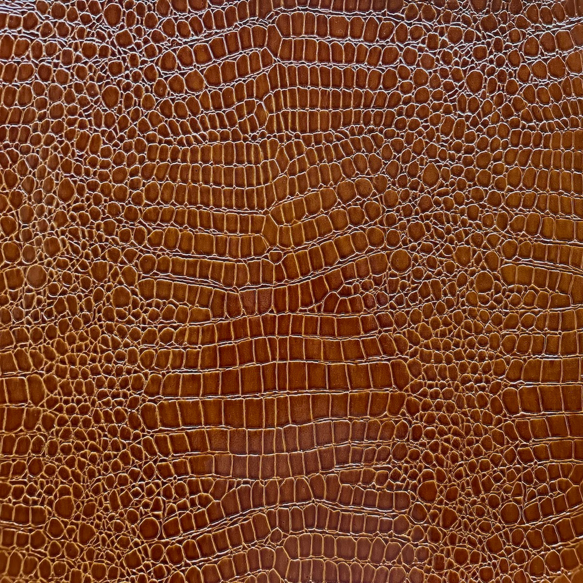 Faux Crocodile Vinyl Fabric - Prismatic Fiber Arts