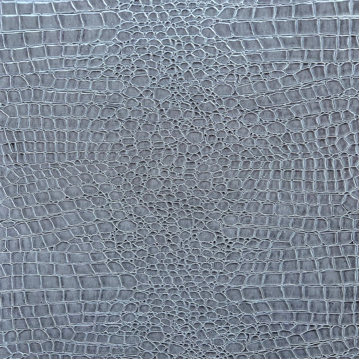 Faux Crocodile Vinyl Fabric - Prismatic Fiber Arts