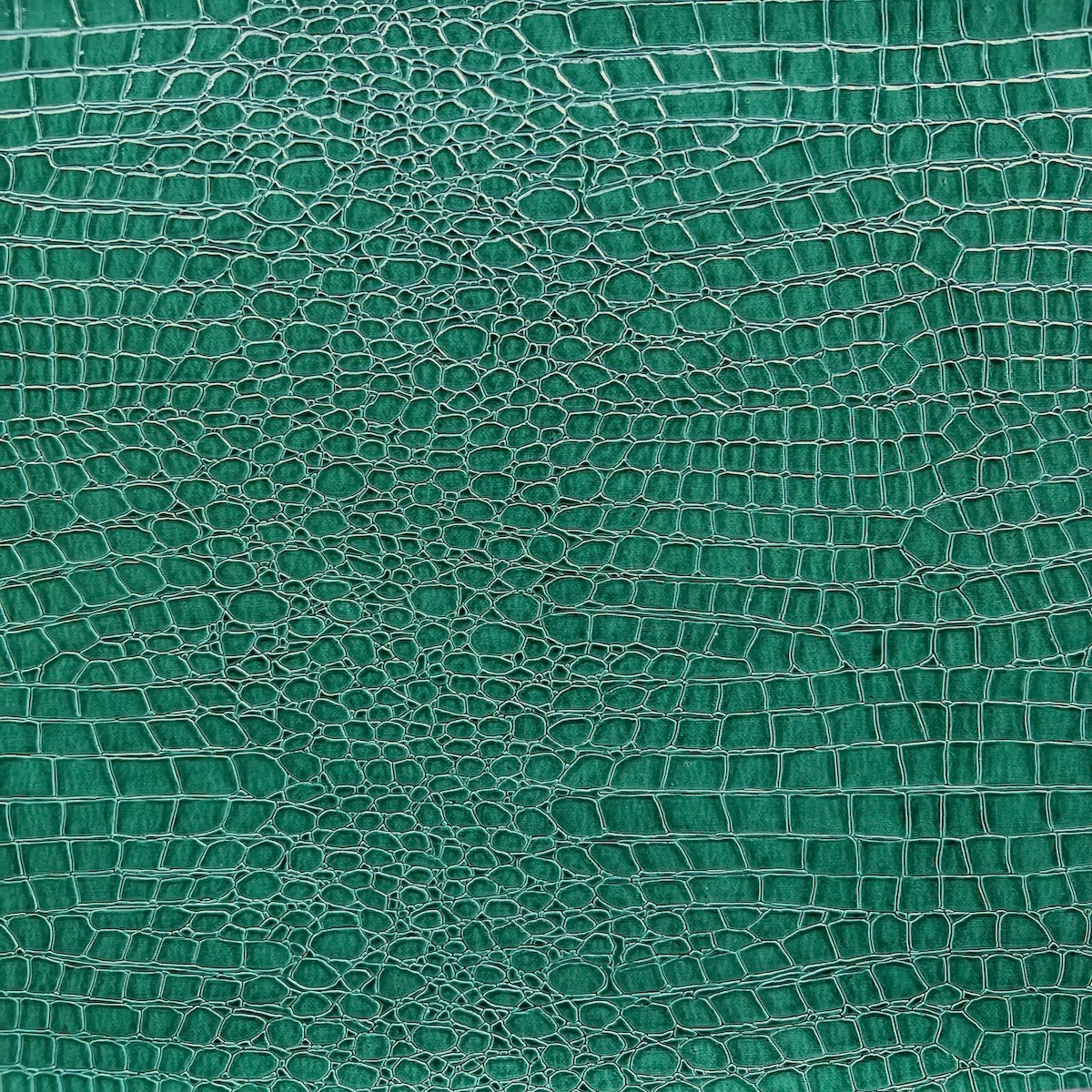 Faux Crocodile Vinyl Fabric - Prismatic Fiber Arts
