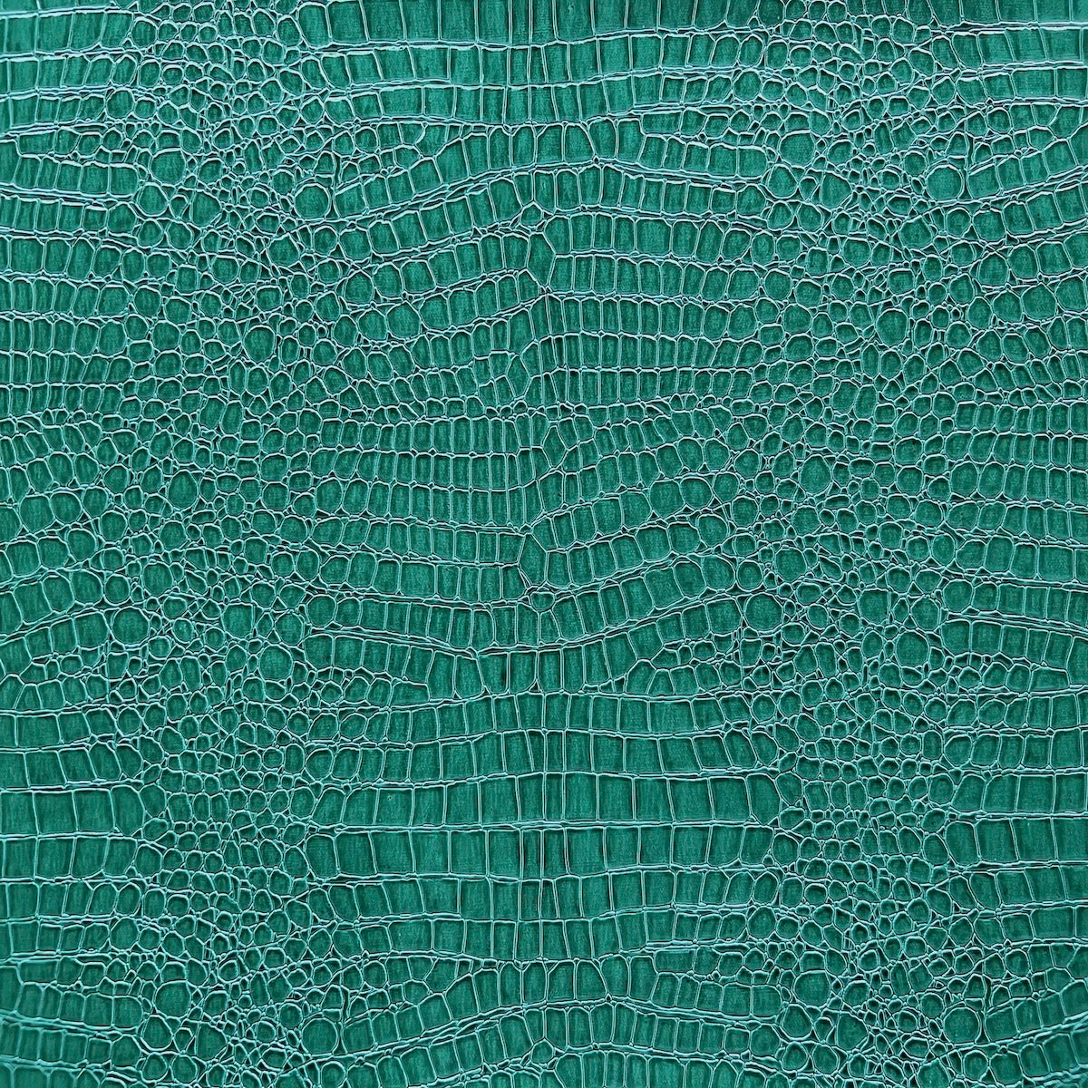 Faux Crocodile Vinyl Fabric - Prismatic Fiber Arts