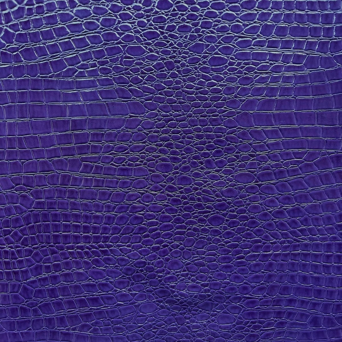 Faux Crocodile Vinyl Fabric - Prismatic Fiber Arts