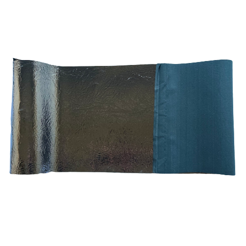 Crushed Distressed Foil Chrome Mirror Reflective Vinyl Fabric - Prismatic Fiber Arts