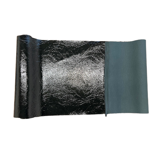 Crushed Distressed Foil Chrome Mirror Reflective Vinyl Fabric - Prismatic Fiber Arts