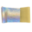 Crushed Distressed Foil Chrome Mirror Reflective Vinyl Fabric - Prismatic Fiber Arts