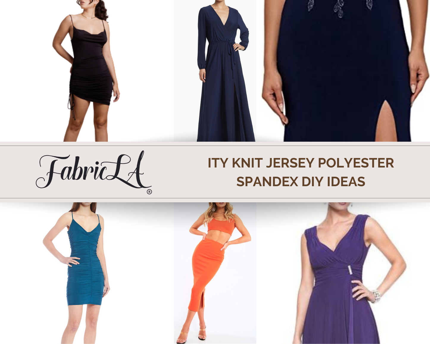 ITY Polyester Spandex Fabric | Charcoal - Prismatic Fiber Arts