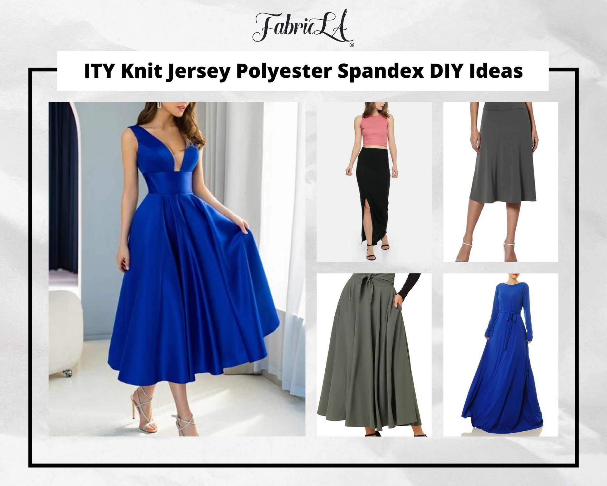 ITY Polyester Spandex Fabric | Royal Blue - Prismatic Fiber Arts