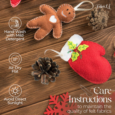 FabricLA Felt Material Pack - 18" x 18" Pieces - Available in Many Colors - Perfect for Versatile Crafting and Decorating - Prismatic Fiber Arts