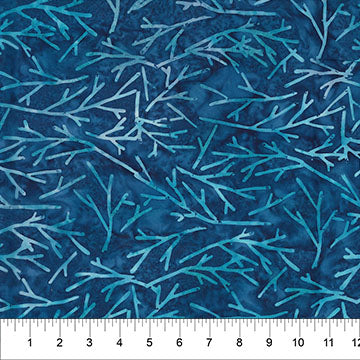Indigo Twiggy B83701-45 Wideback Fabric per Yard - Prismatic Fiber Arts