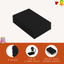 FabricLA Acrylic Felt 9"X12" Sheet Packs | Black - Prismatic Fiber Arts