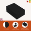 FabricLA Acrylic Felt 9"X12" Sheet Packs | Black - Prismatic Fiber Arts