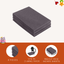 FabricLA Acrylic Felt 9"X12" Sheet Packs | Platinum Gray - Prismatic Fiber Arts