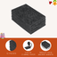 FabricLA Acrylic Felt 9"X12" Sheet Packs | Charcoal - Prismatic Fiber Arts