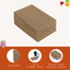 Taupe Felt Fabric Sheets – 9"x12" | Soft & Durable Craft Felt - Prismatic Fiber Arts