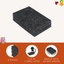FabricLA Acrylic Felt 9"X12" Sheet Packs | Charcoal - Prismatic Fiber Arts