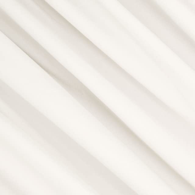 FabricLA DTY Double Brushed Polyester Spandex Knit Fabric | Ivory - Prismatic Fiber Arts